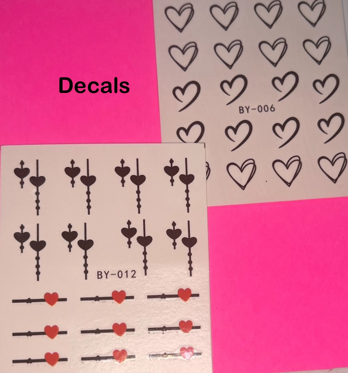 Valentine Decals