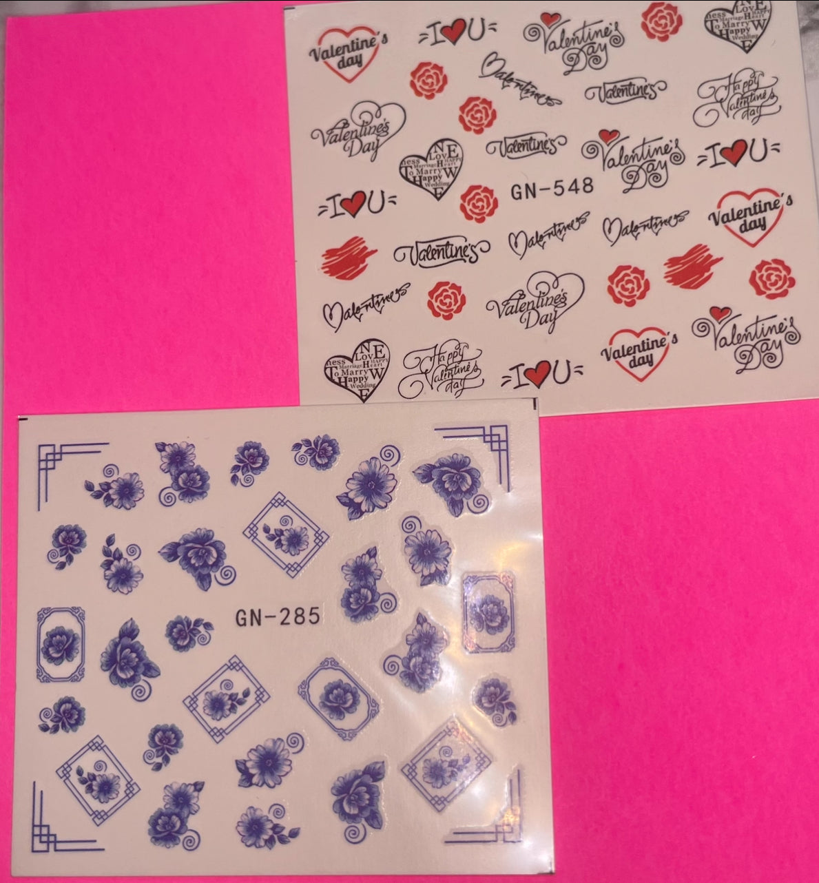 Valentine Decals