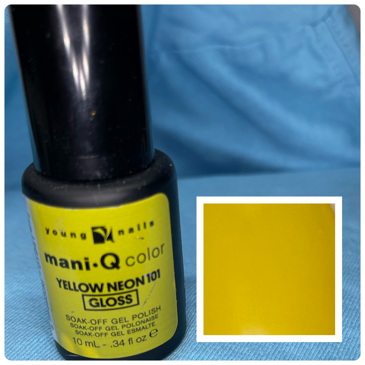 Gel Polish- Yellow Neon 101 Gloss- by YN