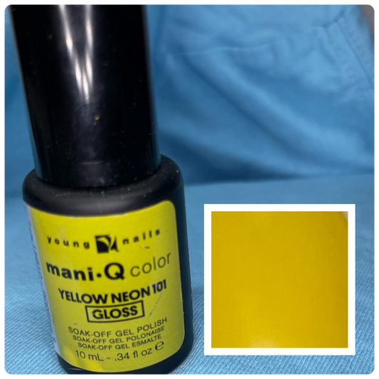 Gel Polish- Yellow Neon 101 Gloss- by YN