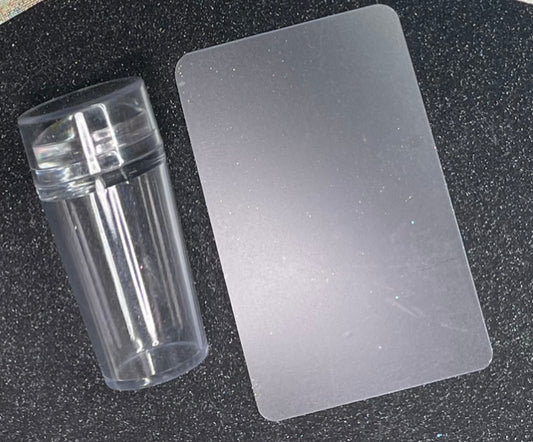 Clear Stamper w/ Scaper