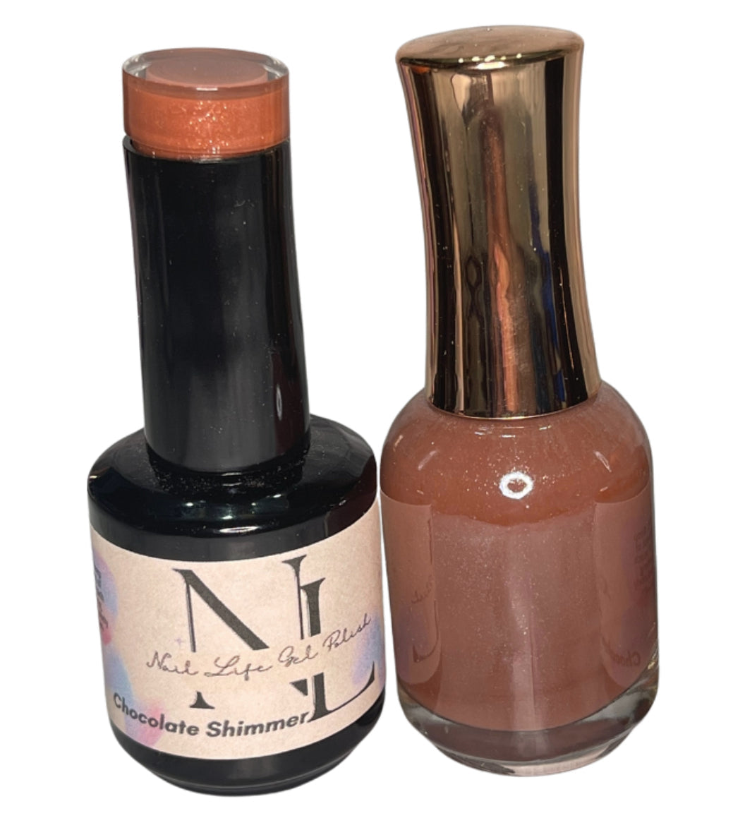 NLChocolate Shimmer Gel Polish